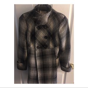 Michael Kors Women's Black and White Coat